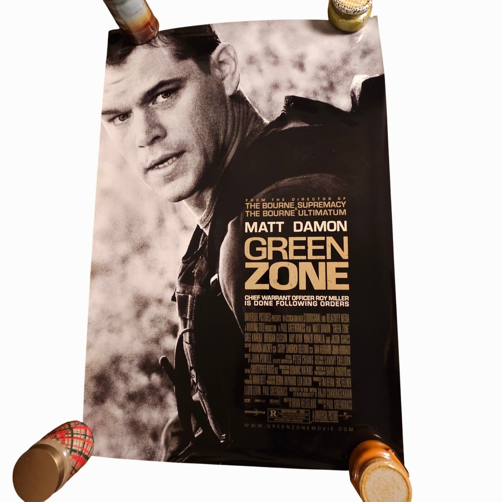 Green Zone 2010 Original Advance Movie Poster 27x40 Matt Damon‎ Jason Isaacs D/S